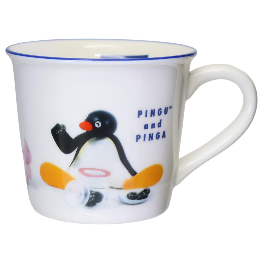ピングー マグカップ カラーラインメジャーマグ ブルー Pingu
