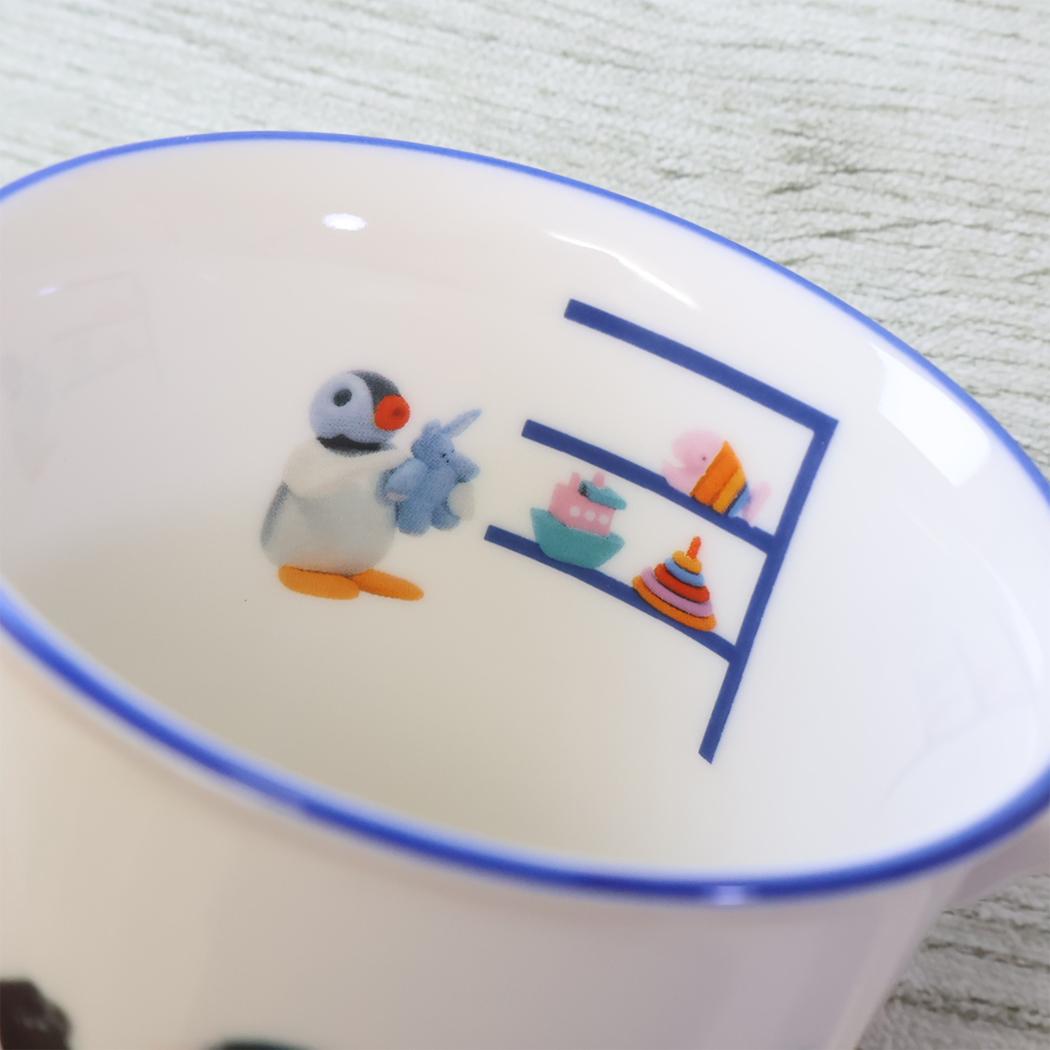 ピングー マグカップ カラーラインメジャーマグ ブルー Pingu