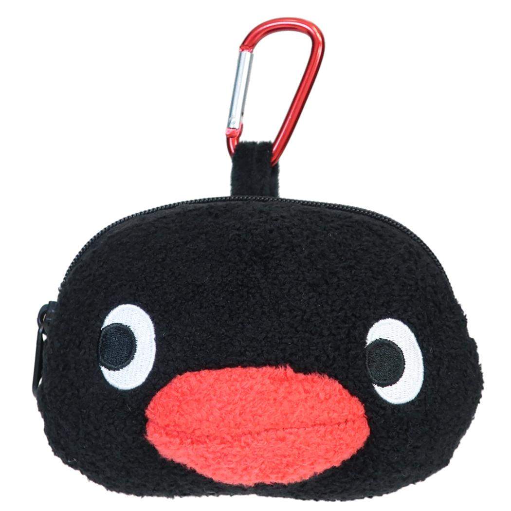 ピングー ミニポーチ カラビナ付きぬいぐるみファスナーマスコット ピングー Pingu