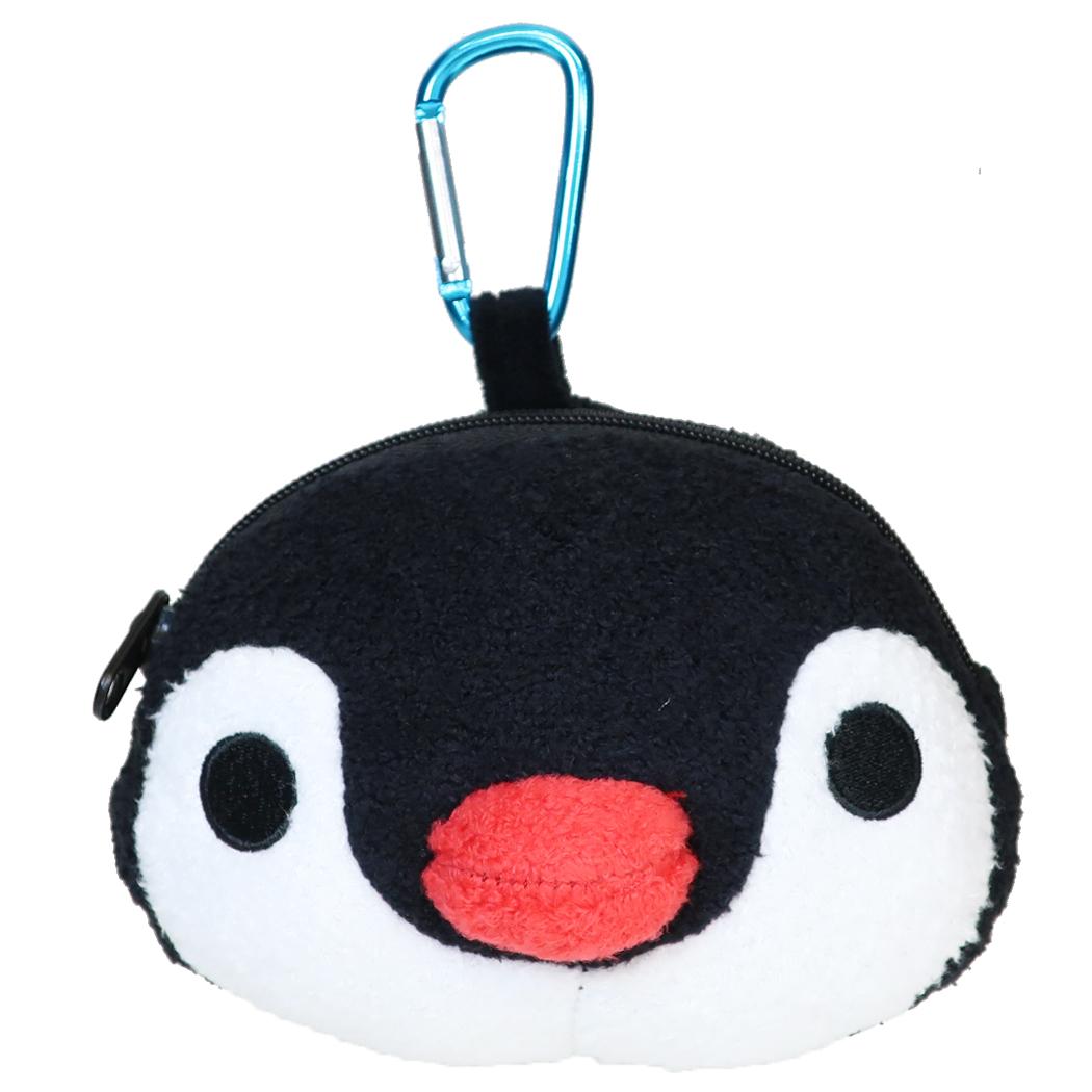 ピングー ミニポーチ カラビナ付きぬいぐるみファスナーマスコット ピンガ Pingu