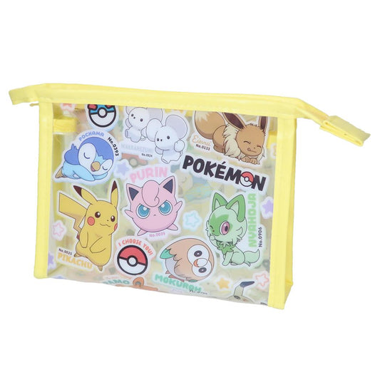 ポケットモンスター コスメポーチ フチイロポーチ ステッカーズ ポップ ポケモン