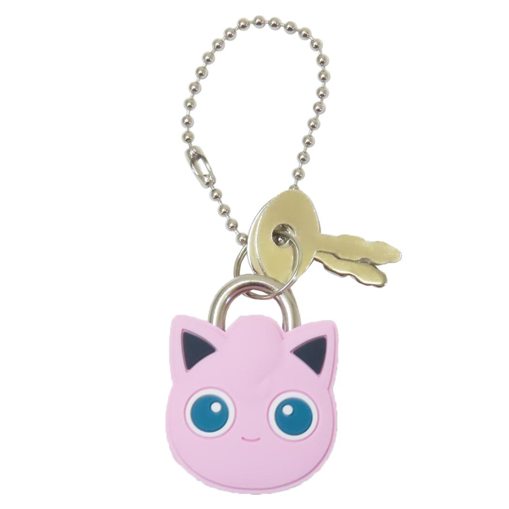 ポケットモンスター キーチェーン マスコット南京錠キーホルダー プリン ポケモン ティーズファクトリー かわいい キャラクター グッズ メール便可 シネマコレクション