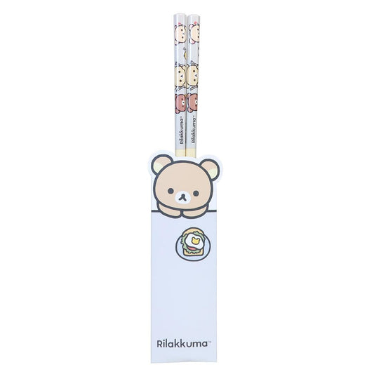 リラックマ おはし 箸袋付き竹箸 21cm みんないっしょ サンエックス お箸 テーブルウェア キャラクター グッズ メール便可 シネマコレクション