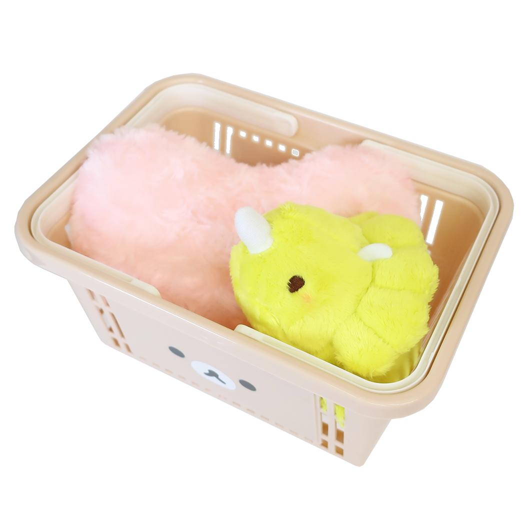 リラックマ 収納用品 キャラ バスケット サンエックス