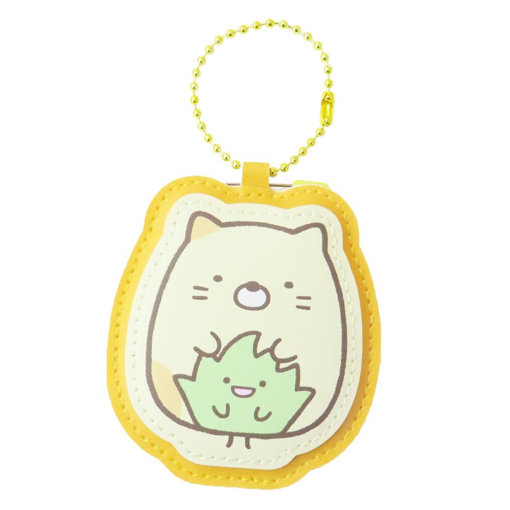 すみっコぐらし ネームタグ ネームホルダーマスコット ねこ サンエックス ティーズファクトリー 名前 名札 キーホルダー キャラクター グッズ メール便可 シネマコレクション