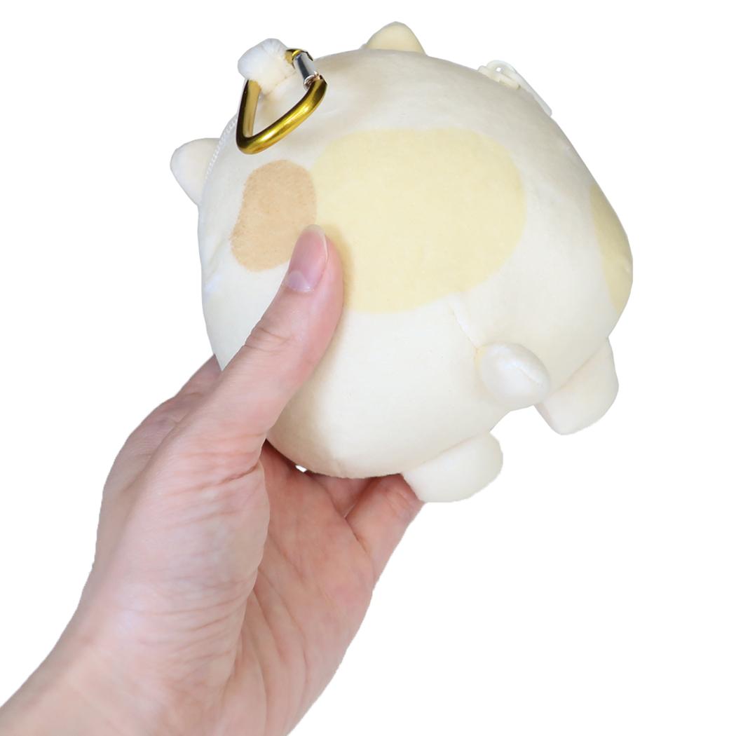 すみっコぐらし ミニポーチ カラビナ付きぬいぐるみファスナーマスコット ねこ サンエックス