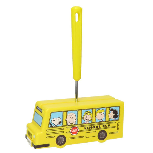 スヌーピー 掃除用品 バス型ローラークリーナー イエロー ピーナッツ ティーズファクトリー コロコロ 粘着クリーナー キャラクター グッズ シネマコレクション