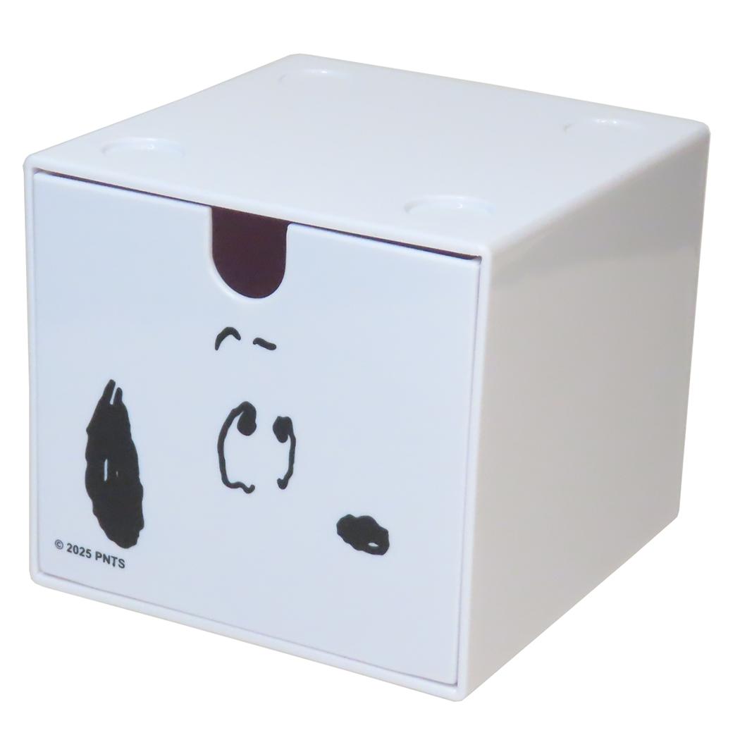 スヌーピー 卓上収納 スタッキングチェスト Look up ピーナッツ ティーズファクトリー 収納ケース 小物入れ 整理 キャラクター グッズ シネマコレクション