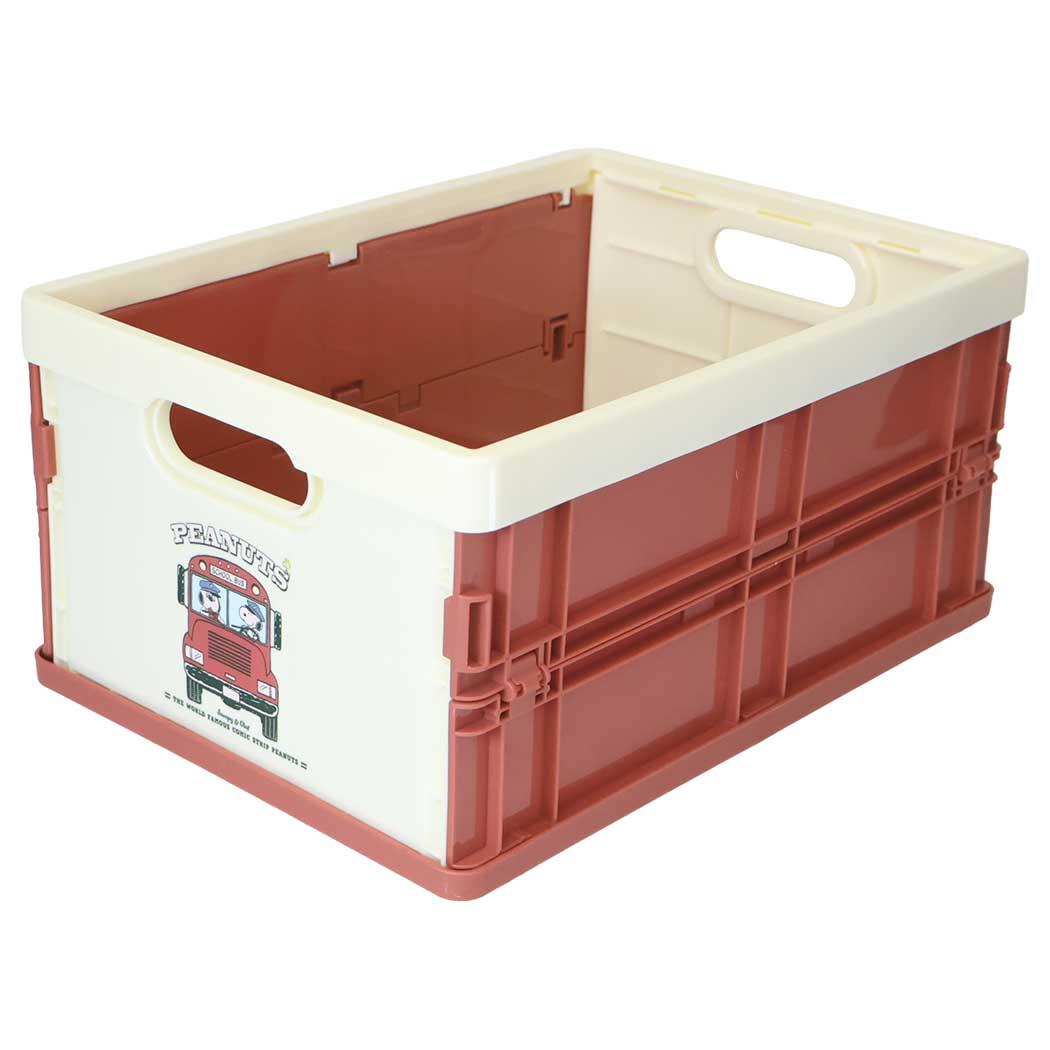 スヌーピー 収納用品 コンテナ Preppy style school bus きょうだいたち ピーナッツ