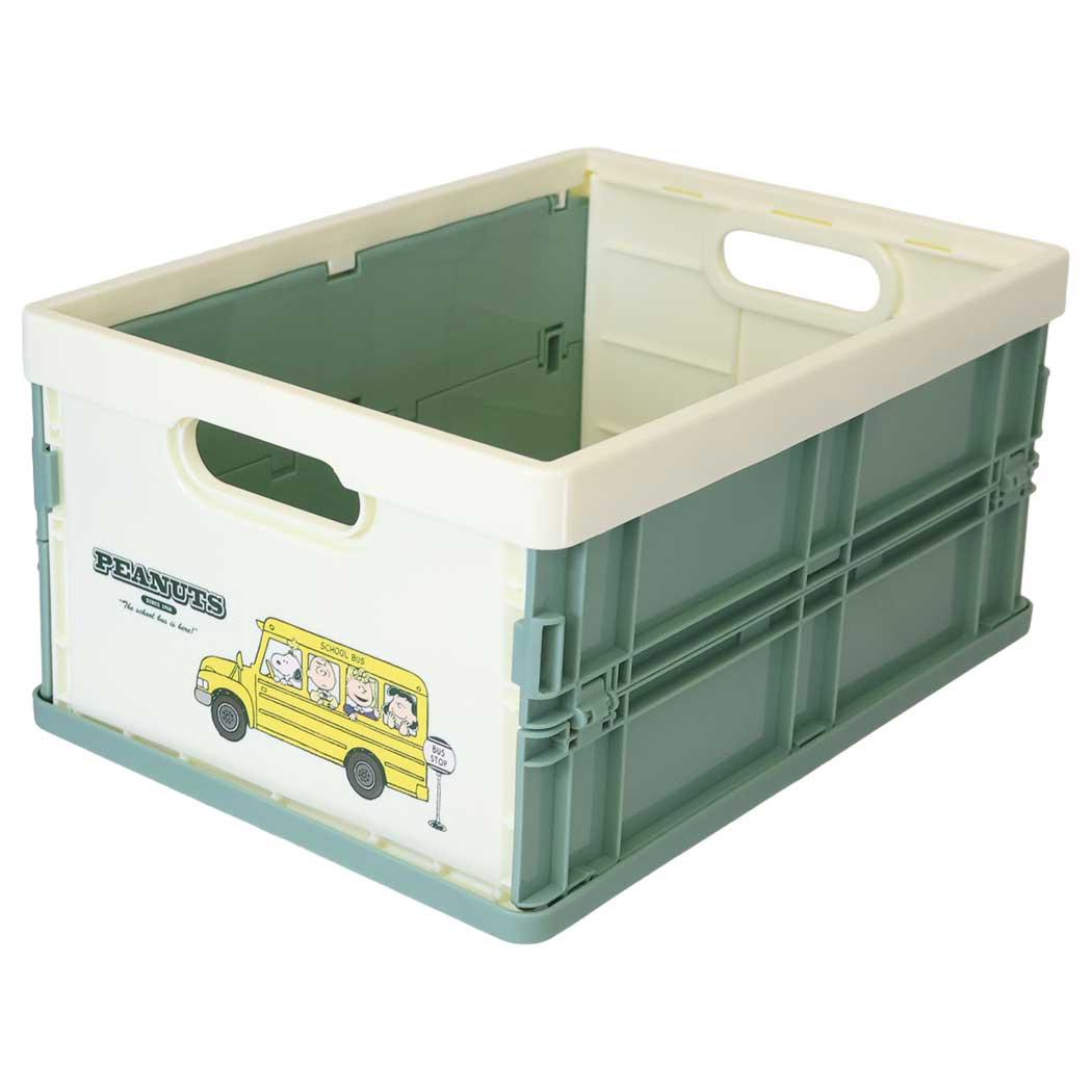 スヌーピー 収納用品 コンテナ Preppy style school bus school friend ピーナッツ