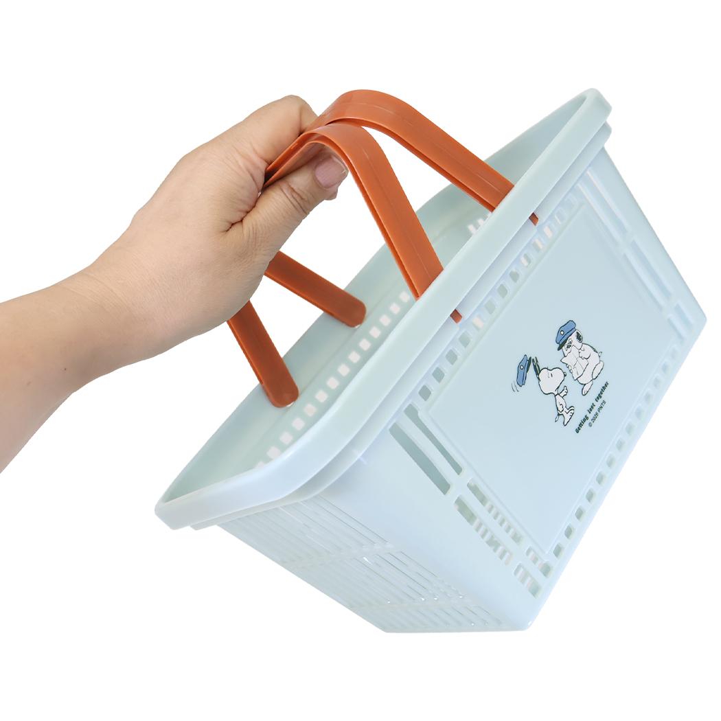 スヌーピー 卓上収納 バスケット Preppy style school bus きょうだいたち ピーナッツ
