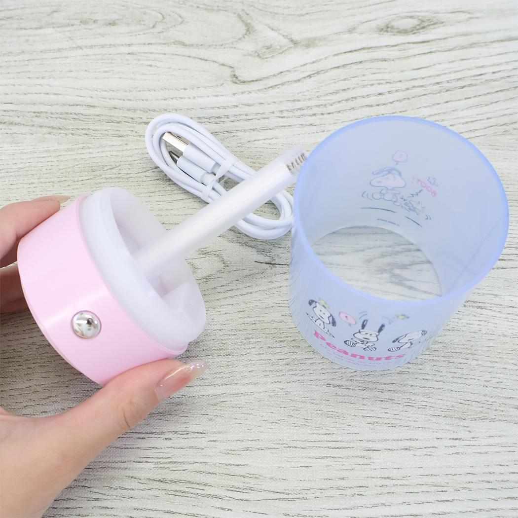 スヌーピー スチーマー ライティング クリア 加湿器 びっくり ピーナッツ