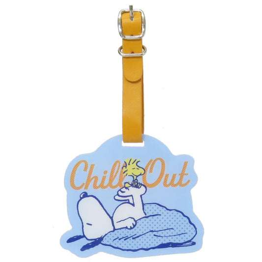 スヌーピー ネームタグ アクリルラゲッジタグ Chill out ピーナッツ ティーズファクトリー トラベル雑貨 キャラクター グッズ メール便可 シネマコレクション