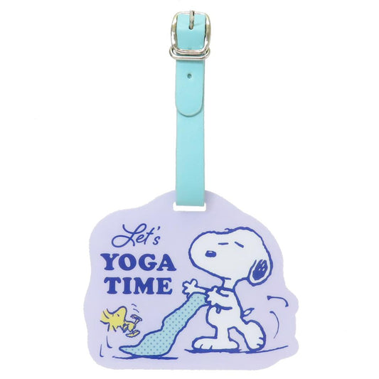 スヌーピー ネームタグ アクリルラゲッジタグ YOGA TIME ピーナッツ ティーズファクトリー トラベル雑貨 キャラクター グッズ メール便可 シネマコレクション