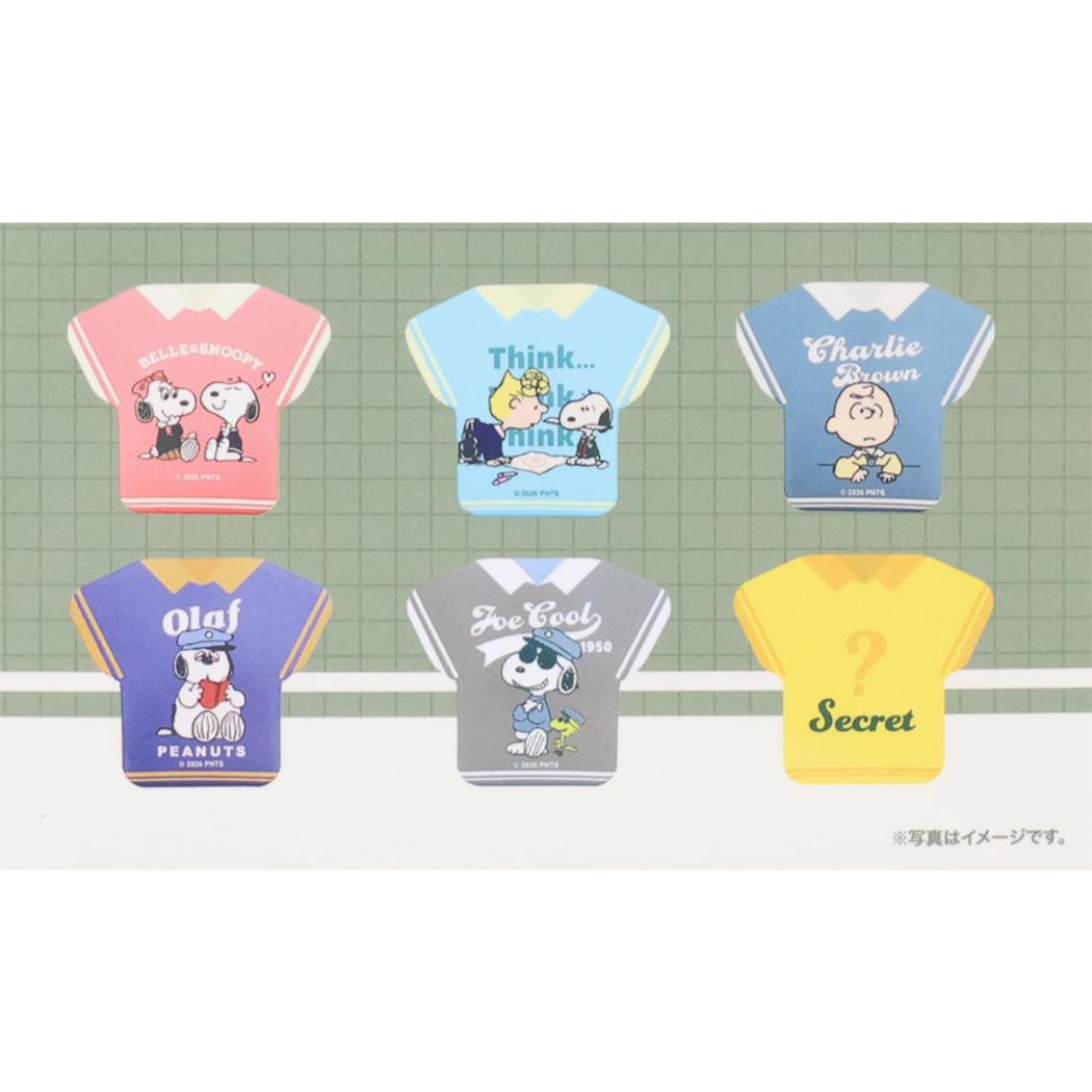 スヌーピー 缶バッジ シークレットシャツ型カンバッジ 全12種 BOX 12個セット ピーナッツ