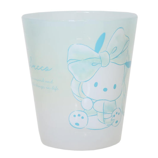 ポチャッコ プラカップ ドットタンブラー 水彩ビッグリボン サンリオ ティーズファクトリー 割れにくいコップ キャラクター グッズ シネマコレクション