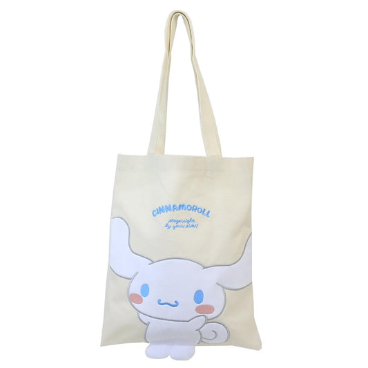 シナモロール トートバッグ 足ぴょこトート サンリオ ティーズファクトリー 手提げかばん キャラクター グッズ メール便可 シネマコレクション
