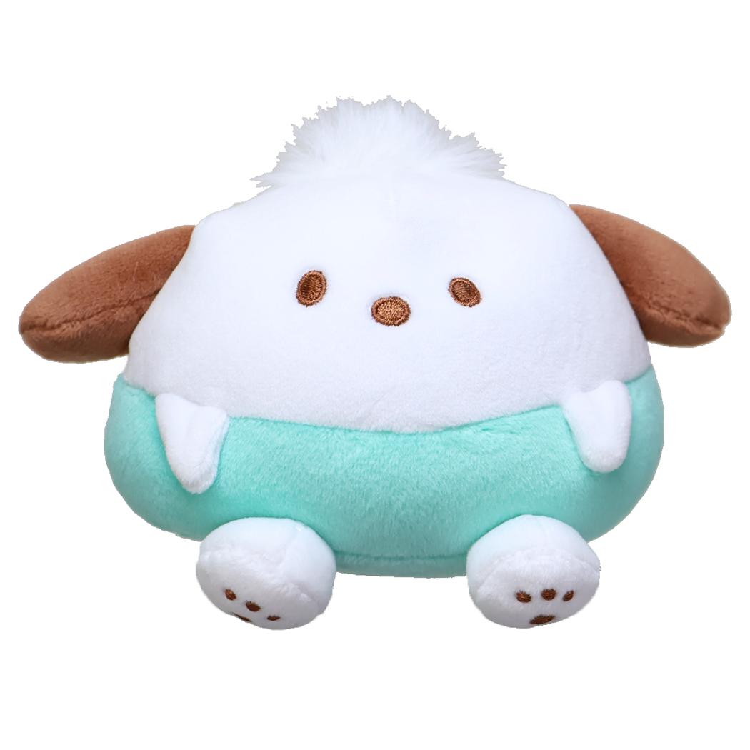 ボンボンドロップシール もじ ポチャッコ1シートつき 巾着、小物入れセット