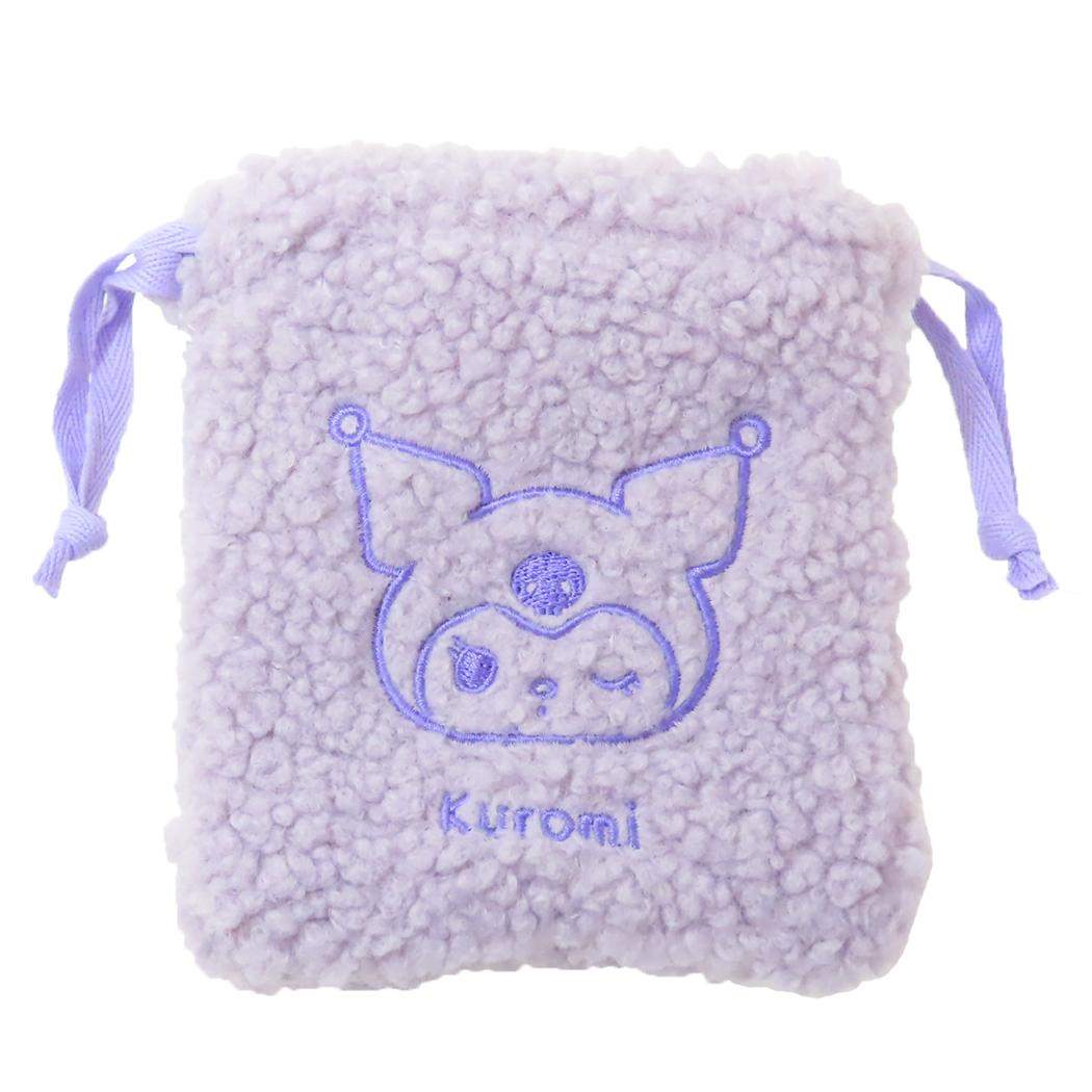 クロミ きんちゃくポーチ ミニボア巾着 サンリオ ティーズファクトリー 小物入れ キャラクター グッズ メール便可 シネマコレクション
