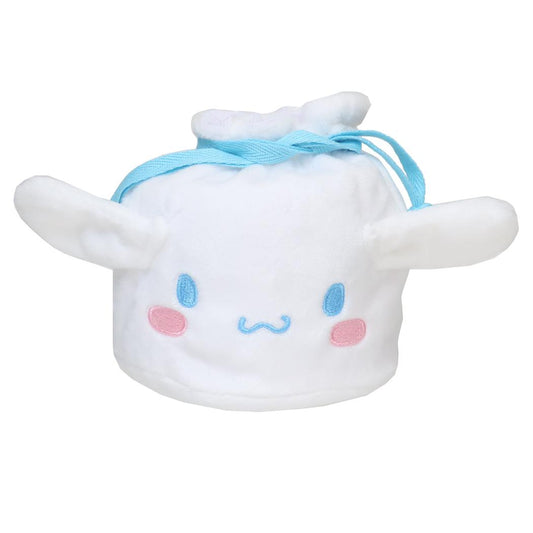 シナモロール きんちゃく袋 マチ付きマスコット巾着 サンリオ ティーズファクトリー フェイス巾着 ぬいぐるみ巾着 キャラクター グッズ シネマコレクション