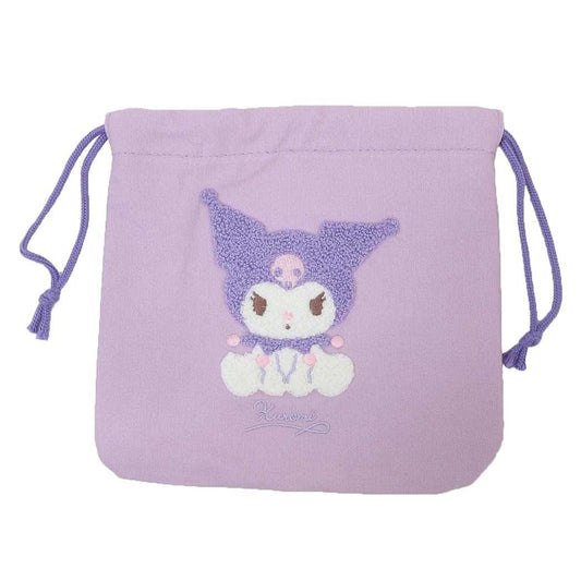 クロミ きんちゃく サガラ刺繍巾着ポーチ サンリオ ティーズファクトリー 小物入れ キャラクター グッズ メール便可 シネマコレクション