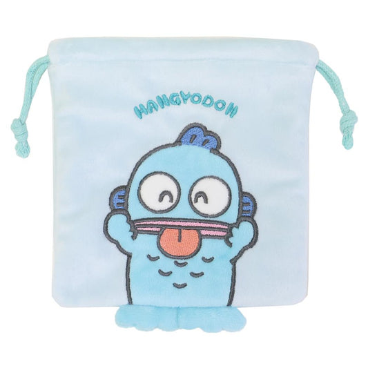ハンギョドン きんちゃく袋 足ぴょこ巾着 サンリオ 小物入れ きんちゃくポーチ キャラクター グッズ メール便可 シネマコレクション