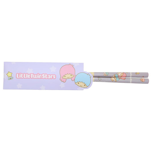 リトルツインスターズ おはし 箸袋付き竹箸 21cm サンリオ ティーズファクトリー お箸 テーブルウェア キャラクター グッズ メール便可 シネマコレクション