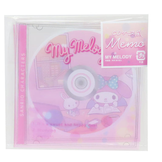 マイメロディ メモ帳 CDケース風メモ サンリオ ティーズファクトリー 新学期準備文具 キャラクター グッズ メール便可 シネマコレクション