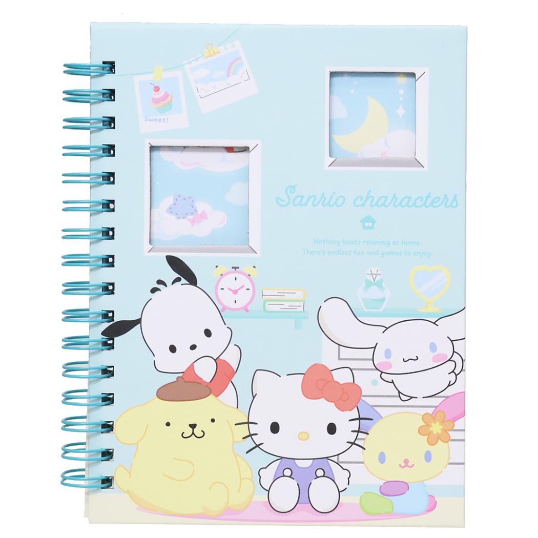 サンリオキャラクターズ シール帳 フォトポケット付きシール帳 集合 sanrio ティーズファクトリー