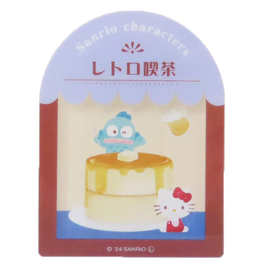 ハローキティ＆ハンギョドン 磁石 レイヤーマグネット ホットケーキ サンリオ ティーズファクトリー コレクション雑貨 ホワイトボード 冷蔵庫 キャラクター グッズ メール便可 シネマコレクション