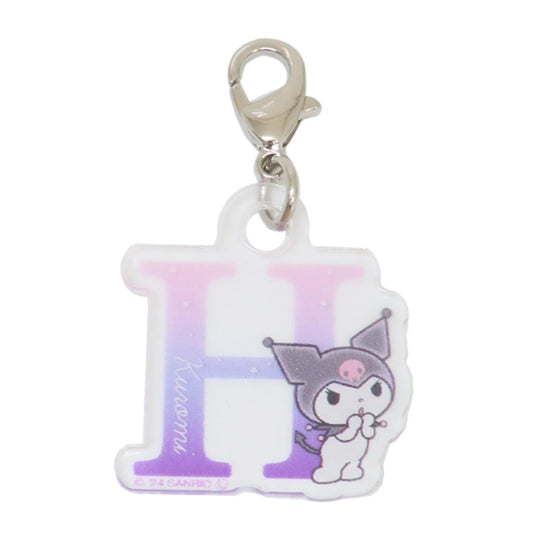 クロミ ファスナーマスコット ミニっとイニシャルチャーム H サンリオ ティーズファクトリー かわいい プレゼント キャラクター グッズ メール便可 シネマコレクション