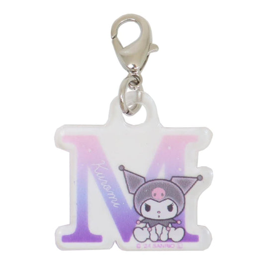 クロミ ファスナーマスコット ミニっとイニシャルチャーム M サンリオ ティーズファクトリー かわいい プレゼント キャラクター グッズ メール便可 シネマコレクション