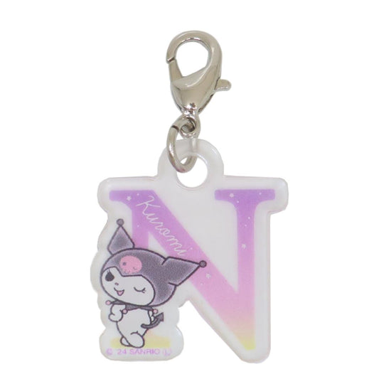 クロミ ファスナーマスコット ミニっとイニシャルチャーム N サンリオ ティーズファクトリー かわいい プレゼント キャラクター グッズ メール便可 シネマコレクション