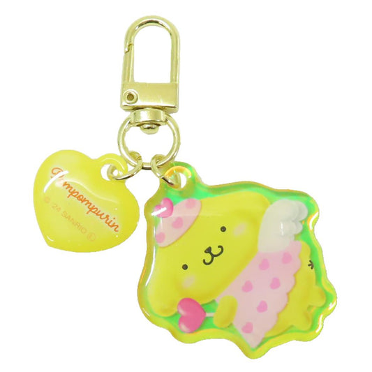 ポムポムプリン キーチャーム ぷっくりオーロラチャーム サンリオ ティーズファクトリー プレゼント キャラクター グッズ メール便可 シネマコレクション