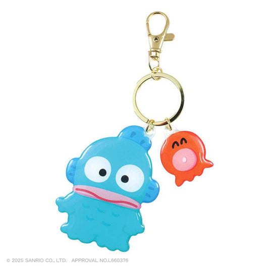 ハンギョドン キーリング ダイカットツインキーホルダー サンリオ ティーズファクトリー バッグチャーム ナスカンキーホルダー キャラクター グッズ メール便可 シネマコレクション