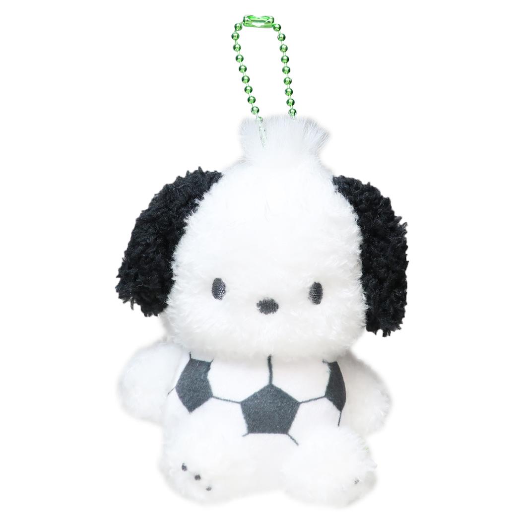 ポチャッコ マスコット ボールチェーン付き ぬいぐるみマスコット サッカー サンリオ かわいい プレゼント ボールシリーズ キャラクター グッズ シネマコレクション