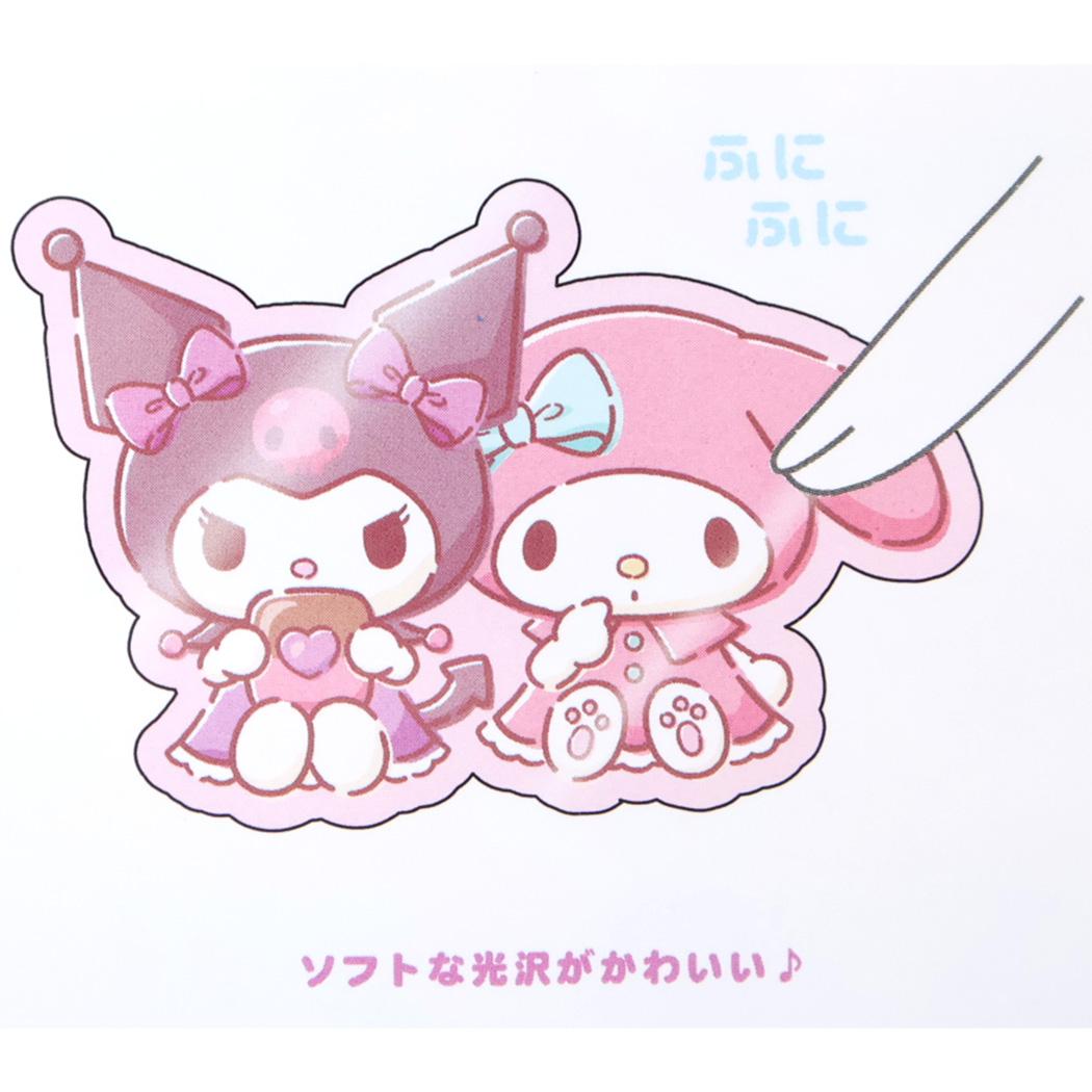 マイメロディ＆クロミ シールシート パールマシュマロシール チョコ サンリオ