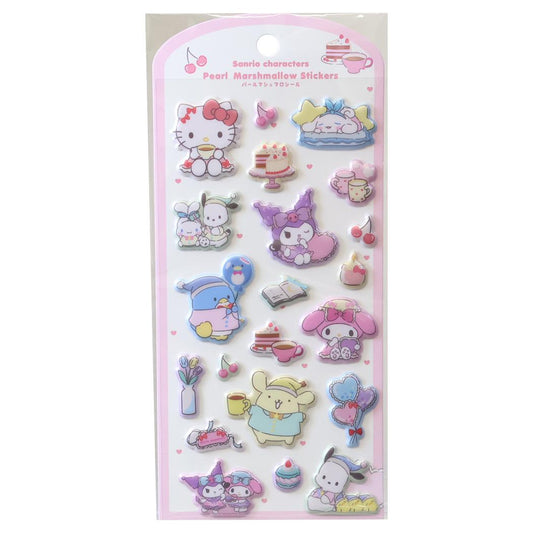 サンリオキャラクターズ シールシート パールマシュマロシール ふんわりパジャマパーティー Sanrio