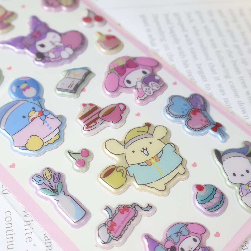 サンリオキャラクターズ シールシート パールマシュマロシール ふんわりパジャマパーティー Sanrio