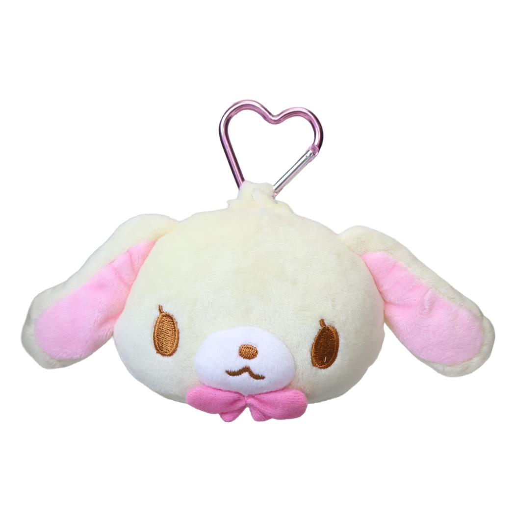 シュガーバニーズ ミニポーチ カラビナぬいぐるみファスナーマスコット しろうさ サンリオ