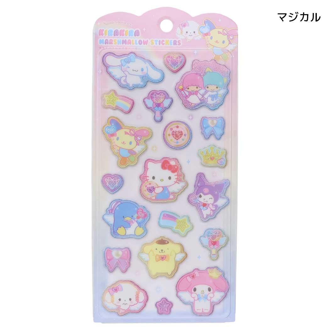 サンリオ シールシート サンリオキャラクターズ キラキラ マシュマロ シール マジカル Sanrio