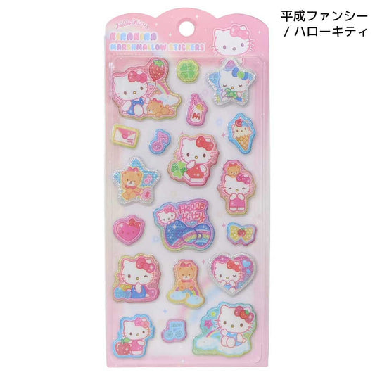 サンリオ シールシート サンリオキャラクターズ キラキラ マシュマロ シール 平成ファンシー / ハローキティ Sanrio