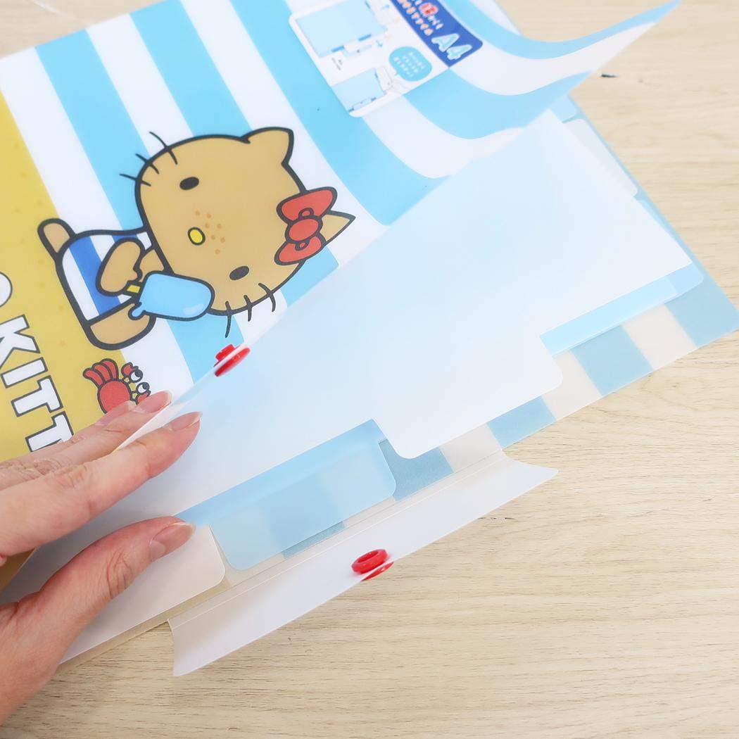 ハローキティ ポケットファイル 上からも横からも取り出せるファイル A4 サマー サンリオ