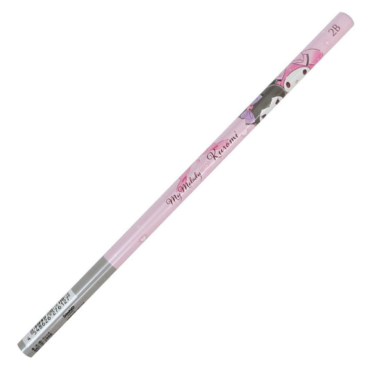 マイメロディ＆クロミ えんぴつ 2B 鉛筆 なかよりリボン サンリオ 新学期準備文具 筆記用具 小学生 日本製 キャラクター グッズ メール便可 シネマコレクション