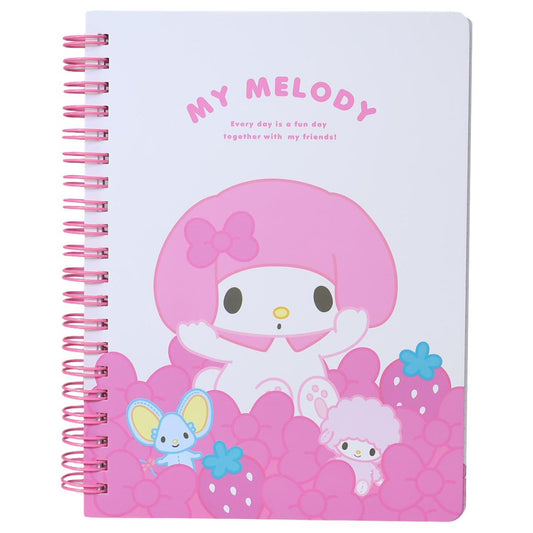 サンリオキャラクターズ 方眼ノート B6 リングノート うもれっコ マイメロディ Sanrio