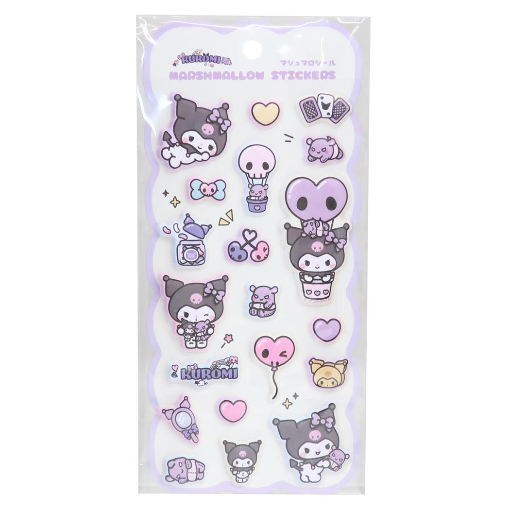 サンリオキャラクターズ シールシート マシュマロシール 大好き/クロミ Sanrio
