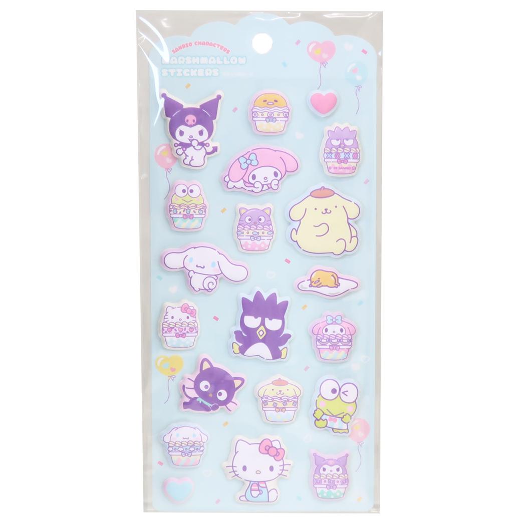 サンリオキャラクターズ シールシート マシュマロシール カップケーキ Sanrio