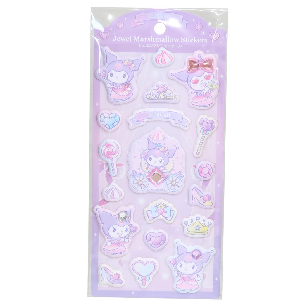 サンリオキャラクターズ シールシート ジュエルマシュマロシール スパークルジュエル/クロミ Sanrio