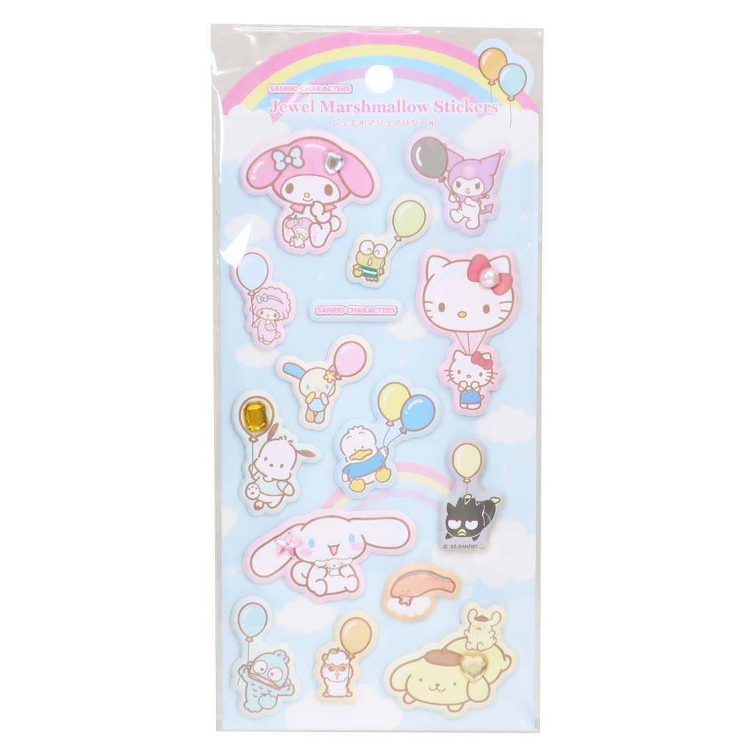 サンリオキャラクターズ シールシート ジュエルマシュマロシール ぷかぷかバルーン Sanrio