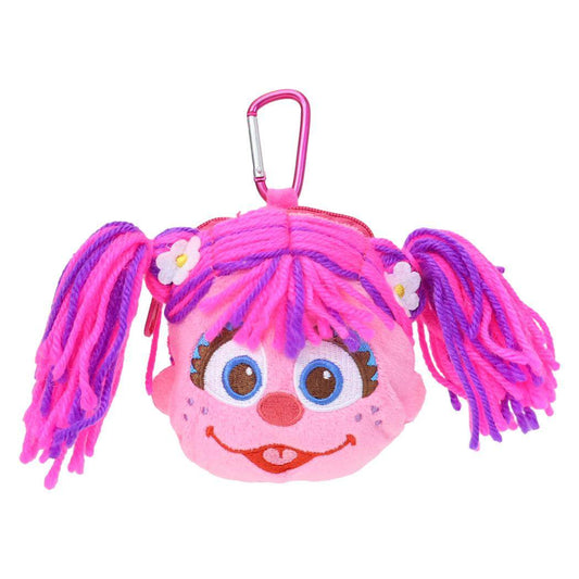 セサミストリート マスコット カラビナ付きぬいぐるみファスナーマスコット アビー ぬいぐるみポーチ かわいい 小物入れ キャラクター グッズ シネマコレクション